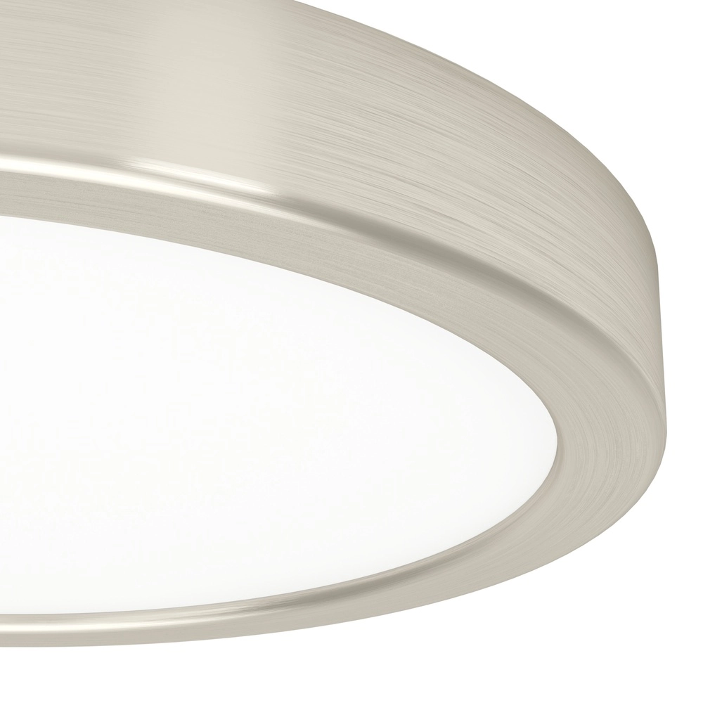 Ceiling light IP44 Fueva 6-Z round - stainless steel - Ø 21.1cm Eglo 9008606330607