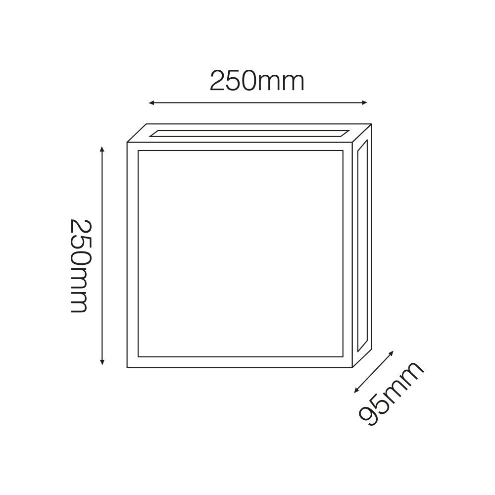 Wall lamp Block KS Verlichting 8714732685900