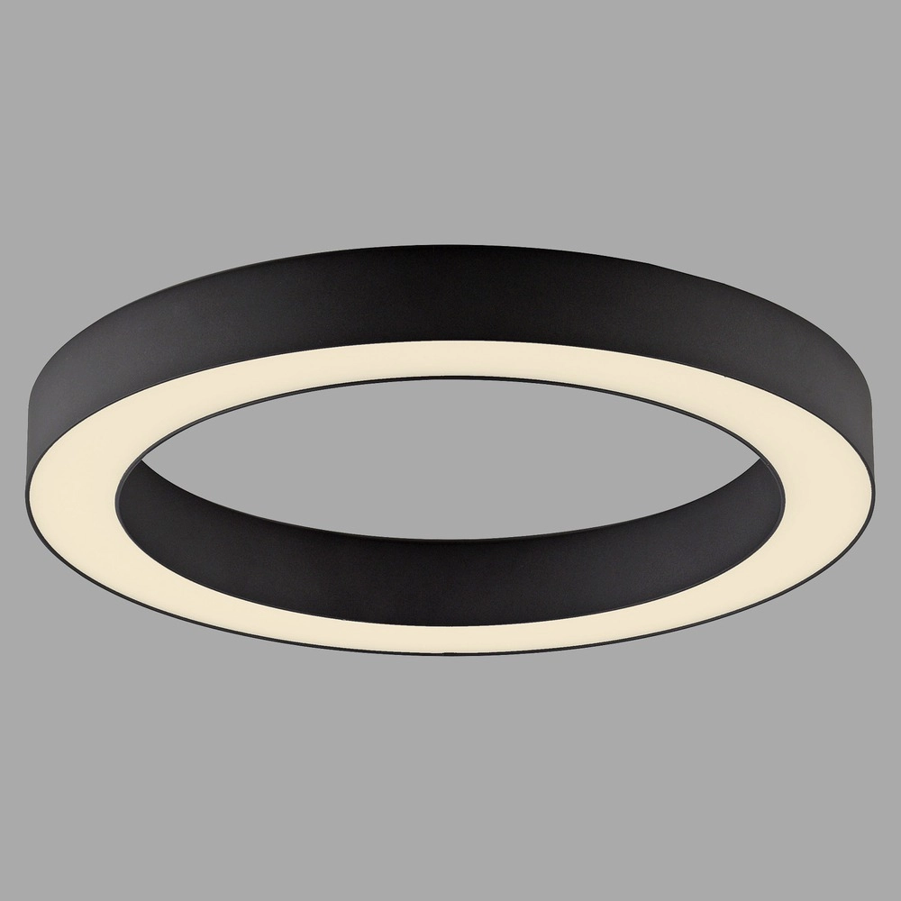 Sleek led ceiling lamp Pure Lines Round Ø 35cm - graphite