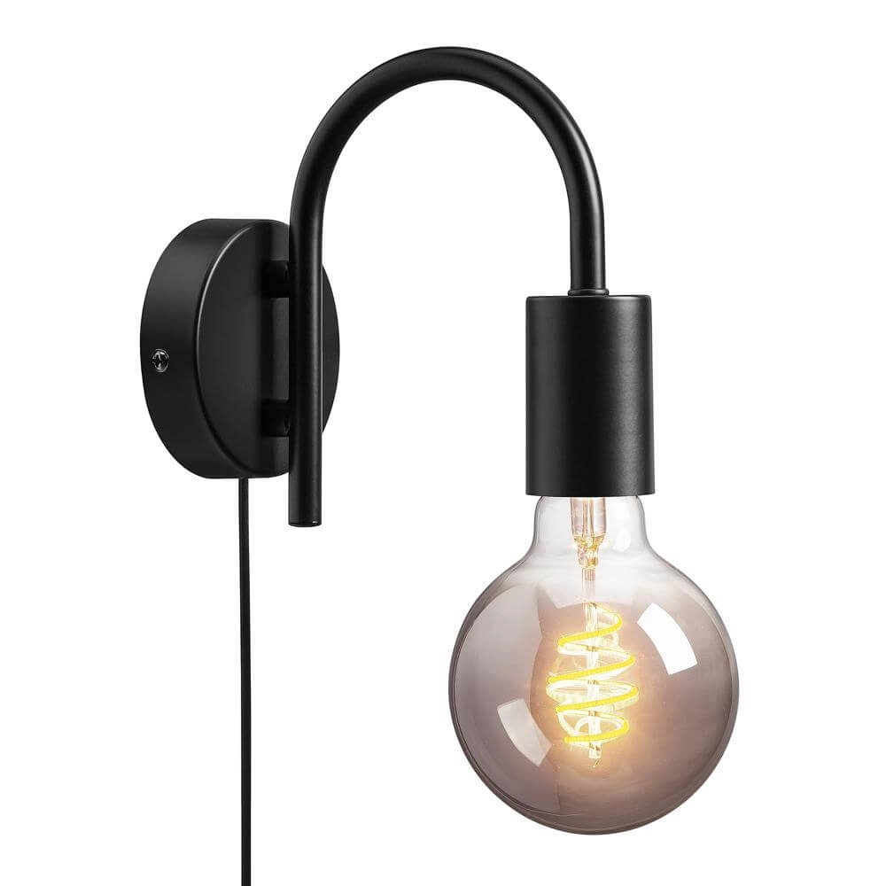 Wall lamp Paco black