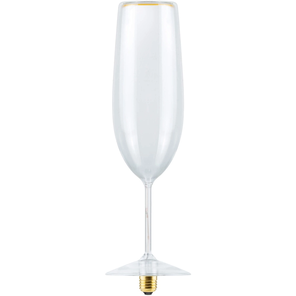 Champagne glass light source Floating clear - 4W - E27 - 400lm - 2200K - Ø 8cm Segula 4260751134614