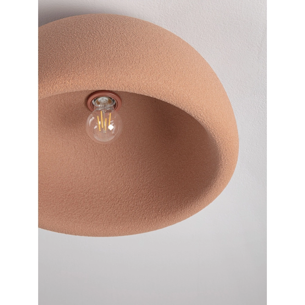 Modern ceiling lamp Davo terracotta Ø 43cm Lyora 5212017495709