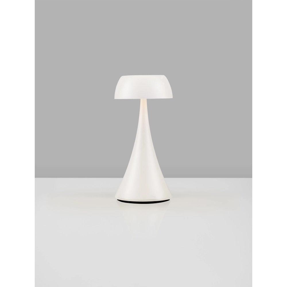 Table lamp Ycro white rechargeable with USB Lyora 5212017476982