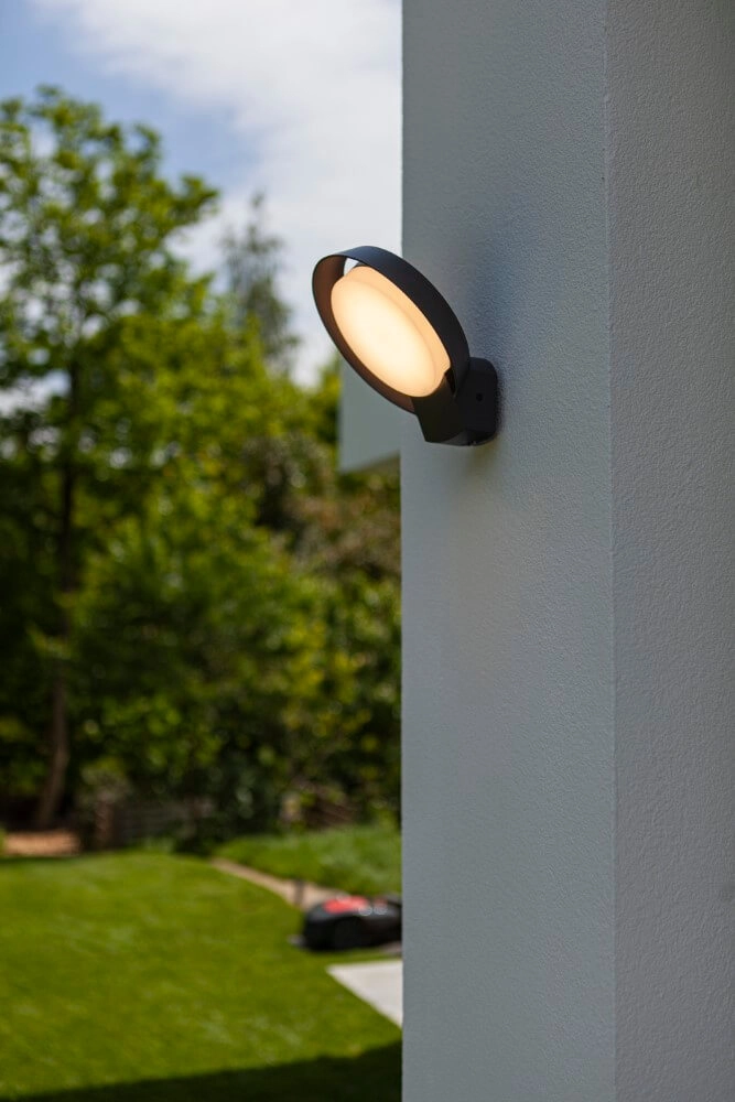 Round outdoor lamp Polo design anthracite Lutec 6939412013756