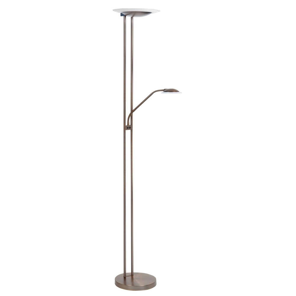 Classic floor lamp Biarritz copper bronze Ø 28cm