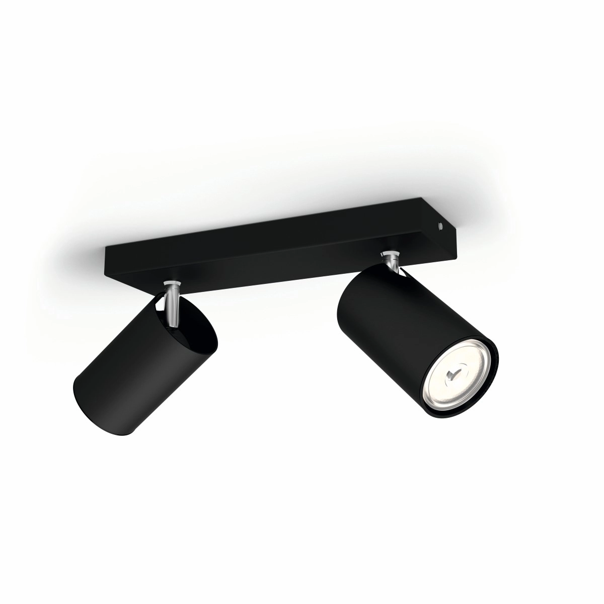 Lamp Kosipo 2-light black Philips 8718696164907
