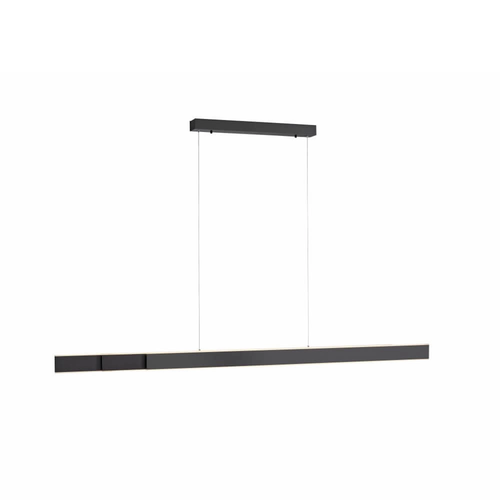 Sleek hanging lamp Pure Lume anthracite