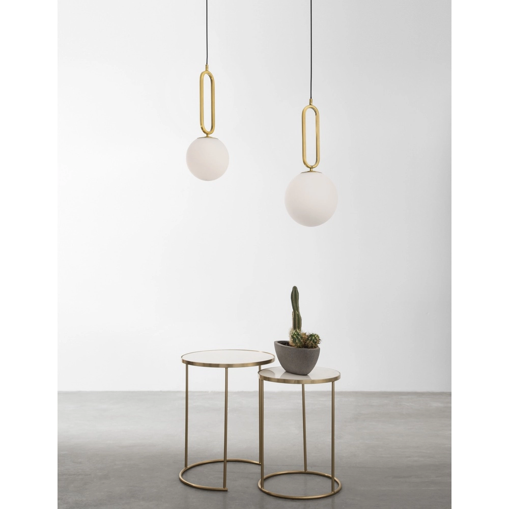 Pendant lamp Grus gold Ø 20cm Lyora 5212017423092