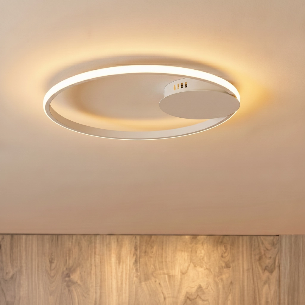 Round ceiling lamp Fuline white Ø 50cm