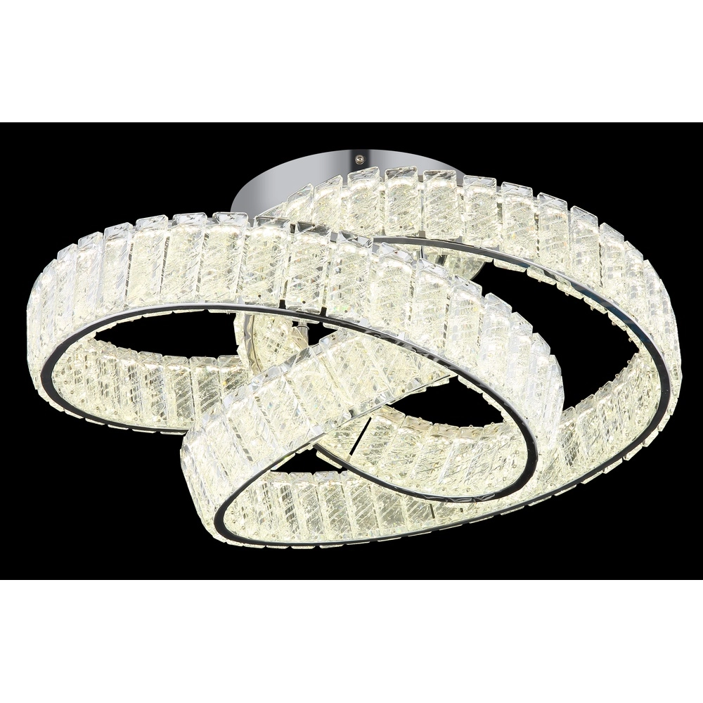 Ceiling lamp curl Mucky chrome Globo 9007371531530