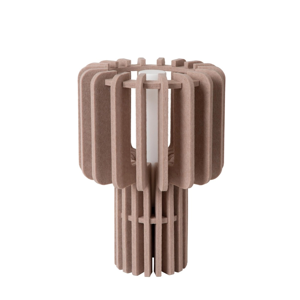 Design table lamp Rollo sand brown
