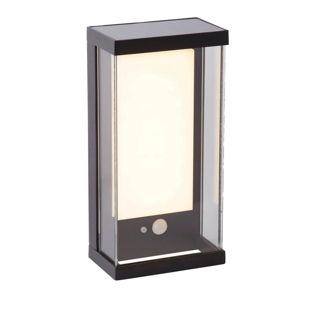 Rectangular wall lamp Solar black Searchlight 5053423241562
