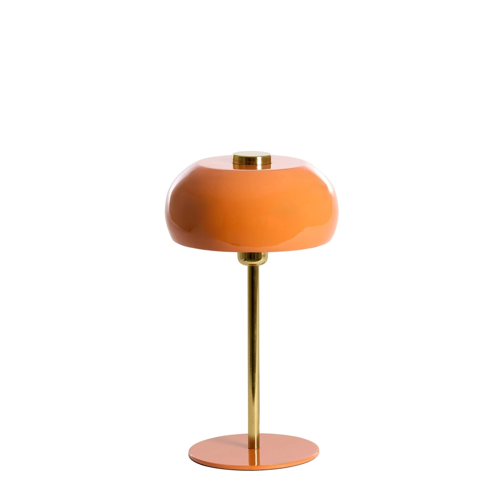 Table lamp Surin Ø 23cm - gloss orange with gold