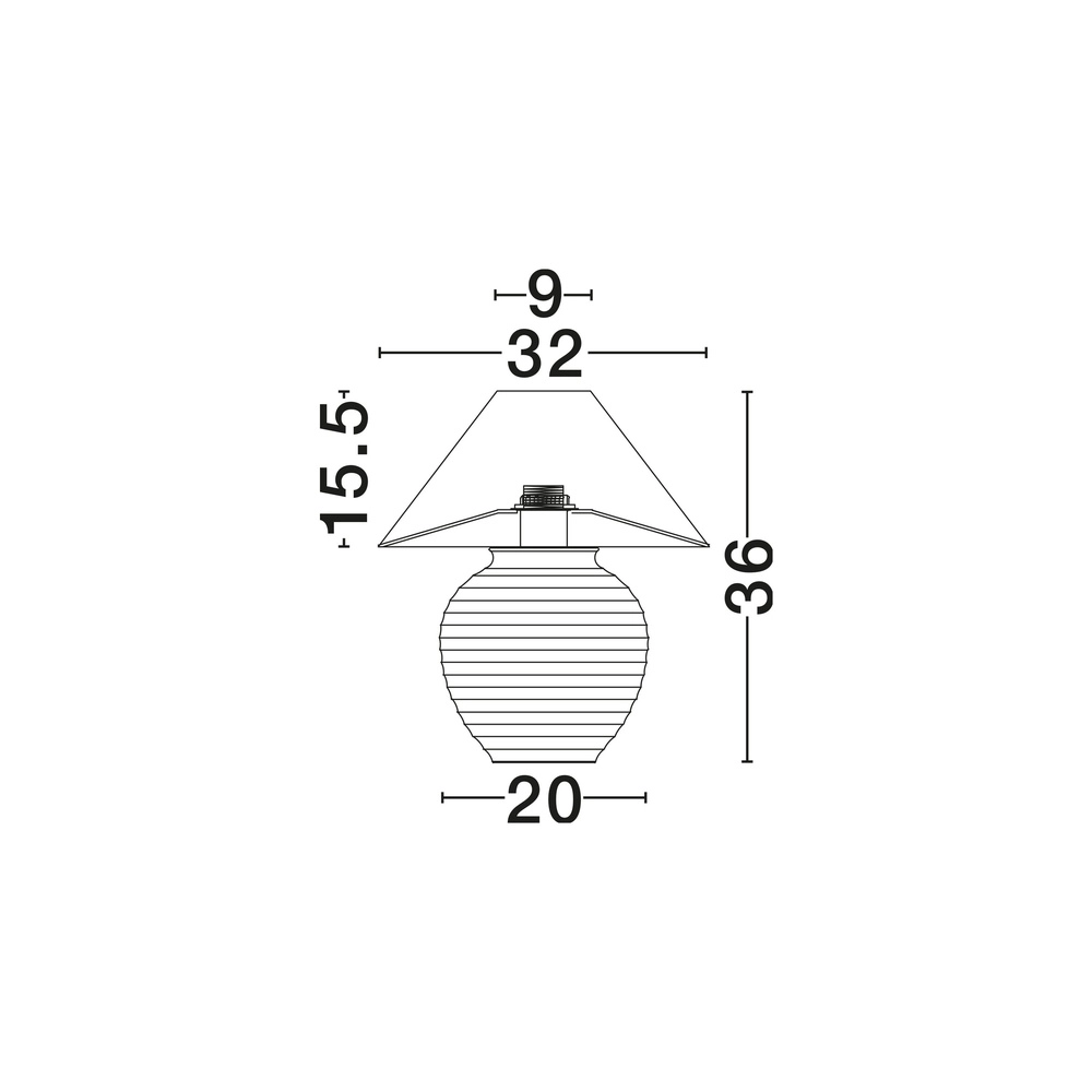 Japandi table lamp Silia beige Lyora 5212017494016