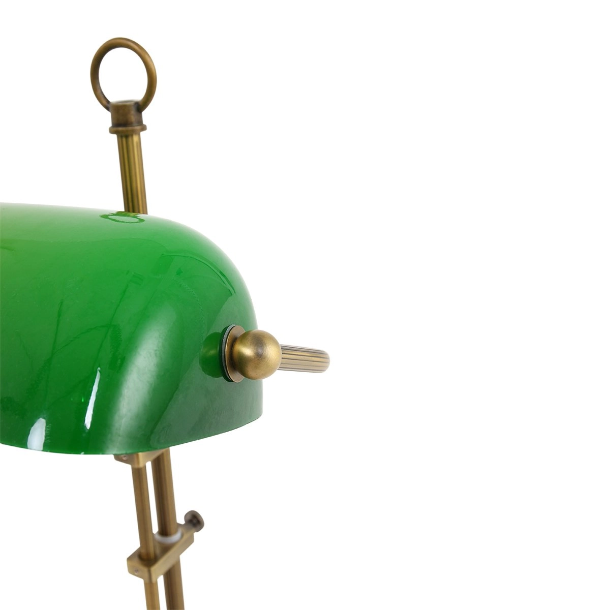 Desk lamp Ancilla gold with green Steinhauer 8712746115383
