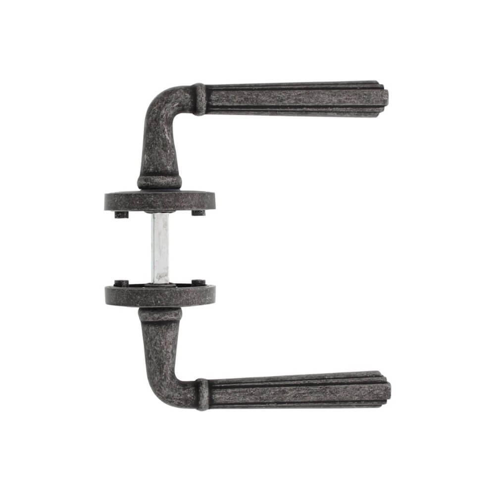Rural door handle Bellevue old gray Intersteel 8714186392751