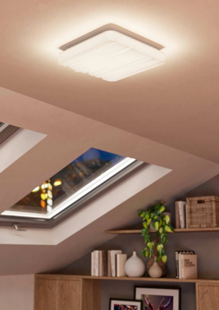 Modern LED ceiling light Ferentino 28 by 28cm Eglo 9008606245079