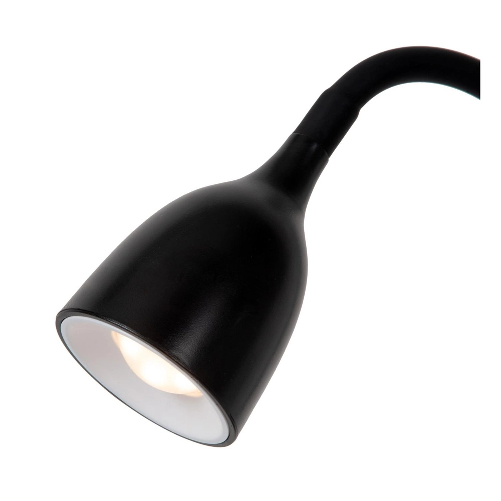 Black desk lamp Milo LED 3.2W Lucide 5411212185891