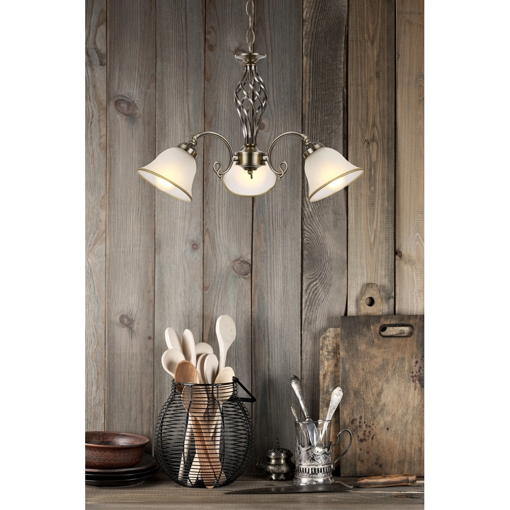 Classic pendant lamp Odin 3-light Globo 9007371306695