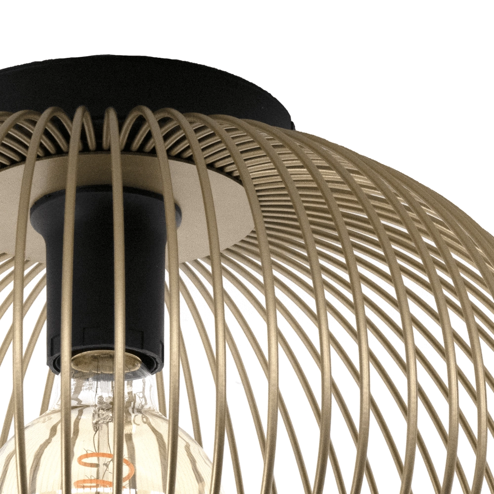Golden ceiling lamp Venezuela Ø 38.5cm Eglo 9008606242771