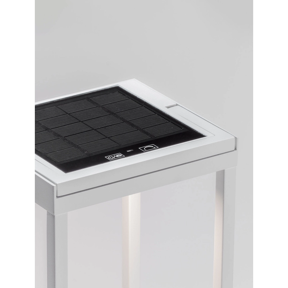 Sleek table lamp Tegolo White Solar Lyora 5212017478849
