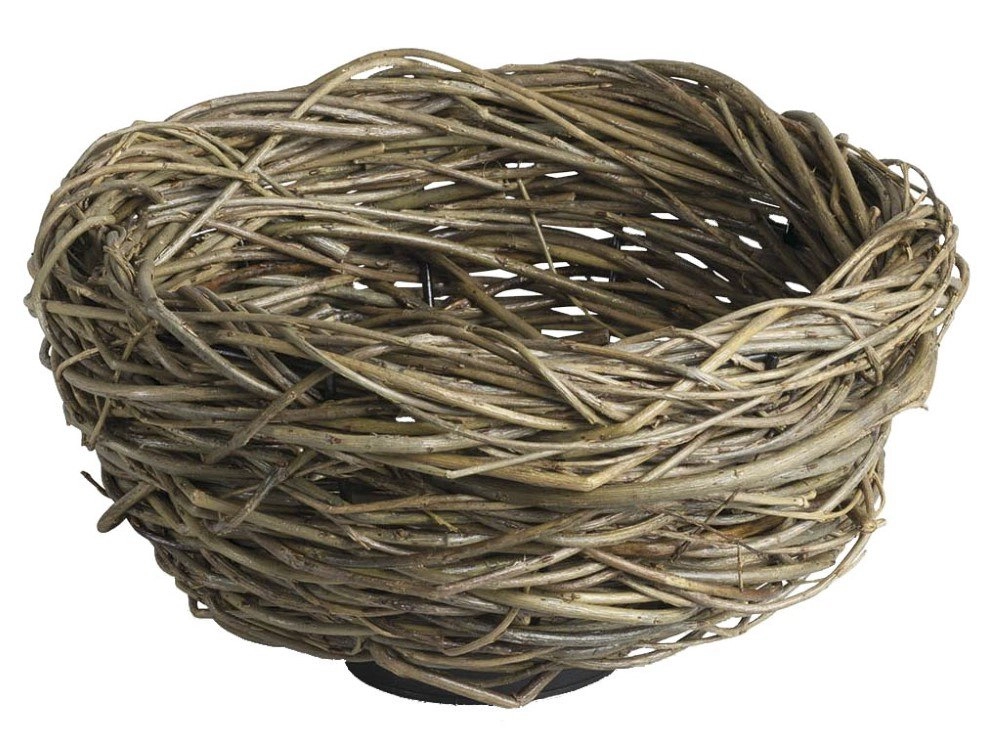 Ground spot Nest with willow wood