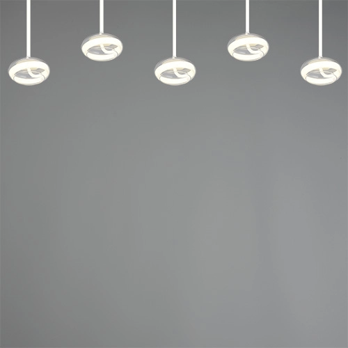 5-light design pendant lamp Tarsia white Trio 4017807683400