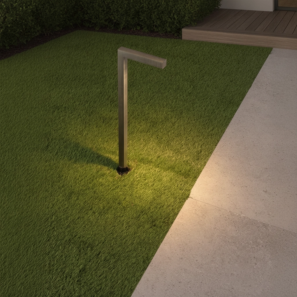 Path lighting Elfic 2700K Antique Brass