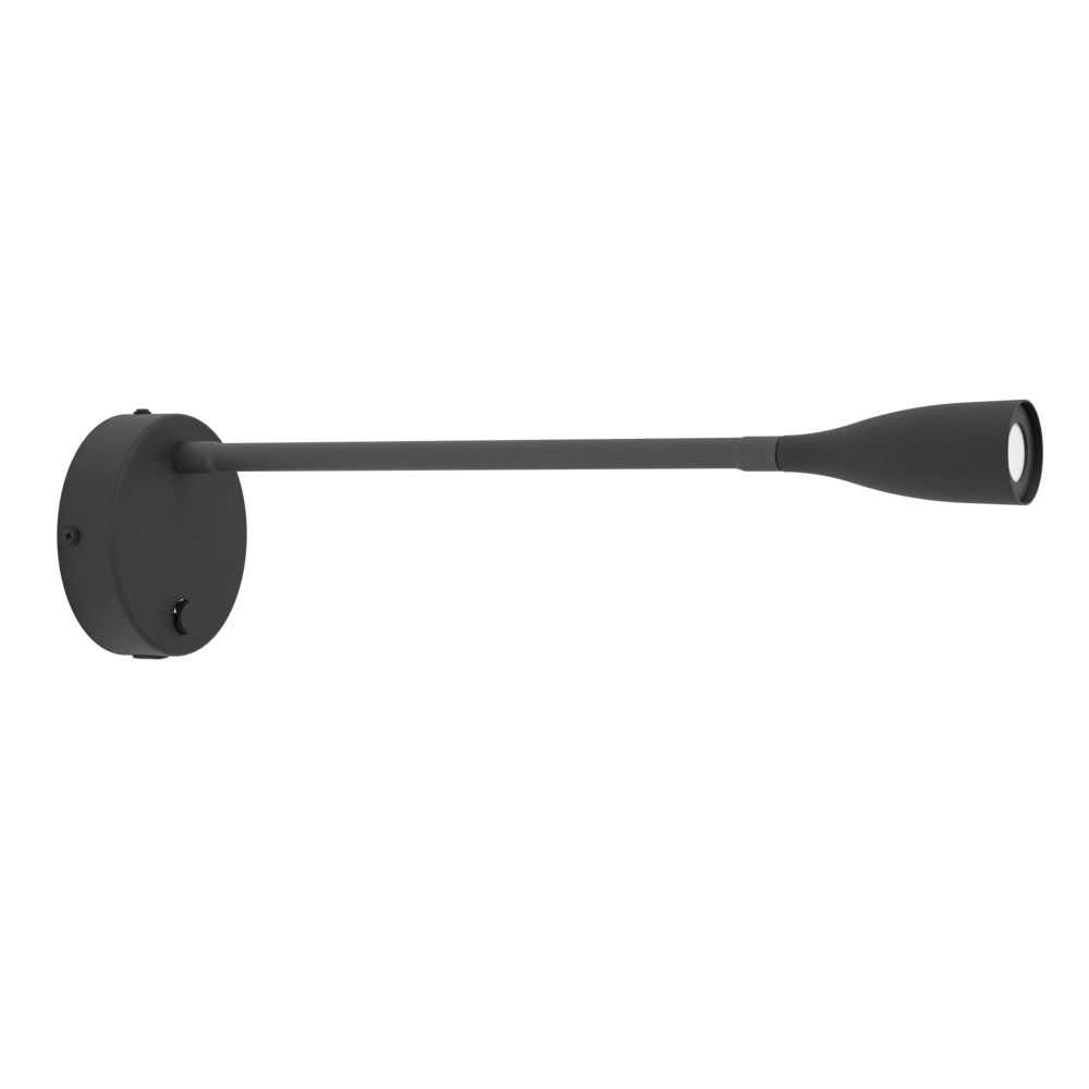 Bedside lamp Olivandino 1 Flexible Black Eglo 9008606347780