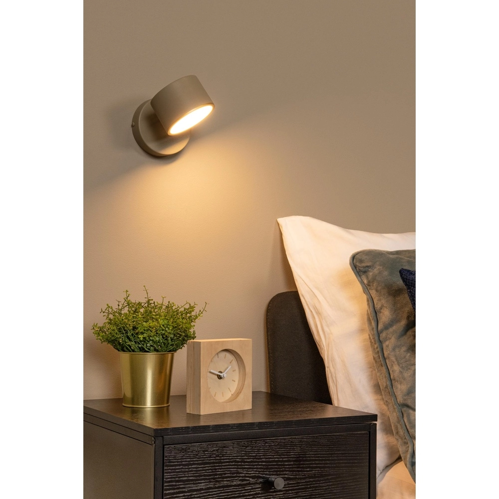 Wall lamp Gian sand brown Lucide 5411212442000
