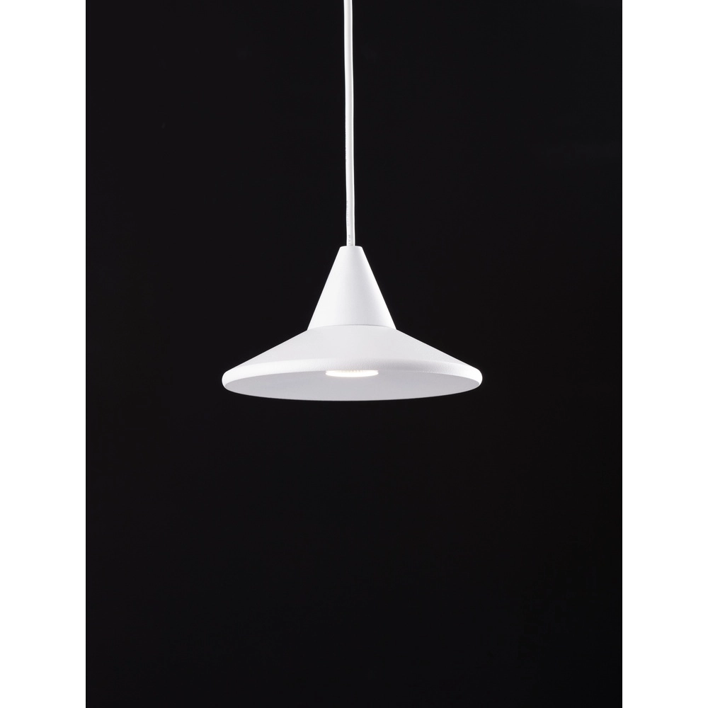 Pendant lamp Dro sleek design white