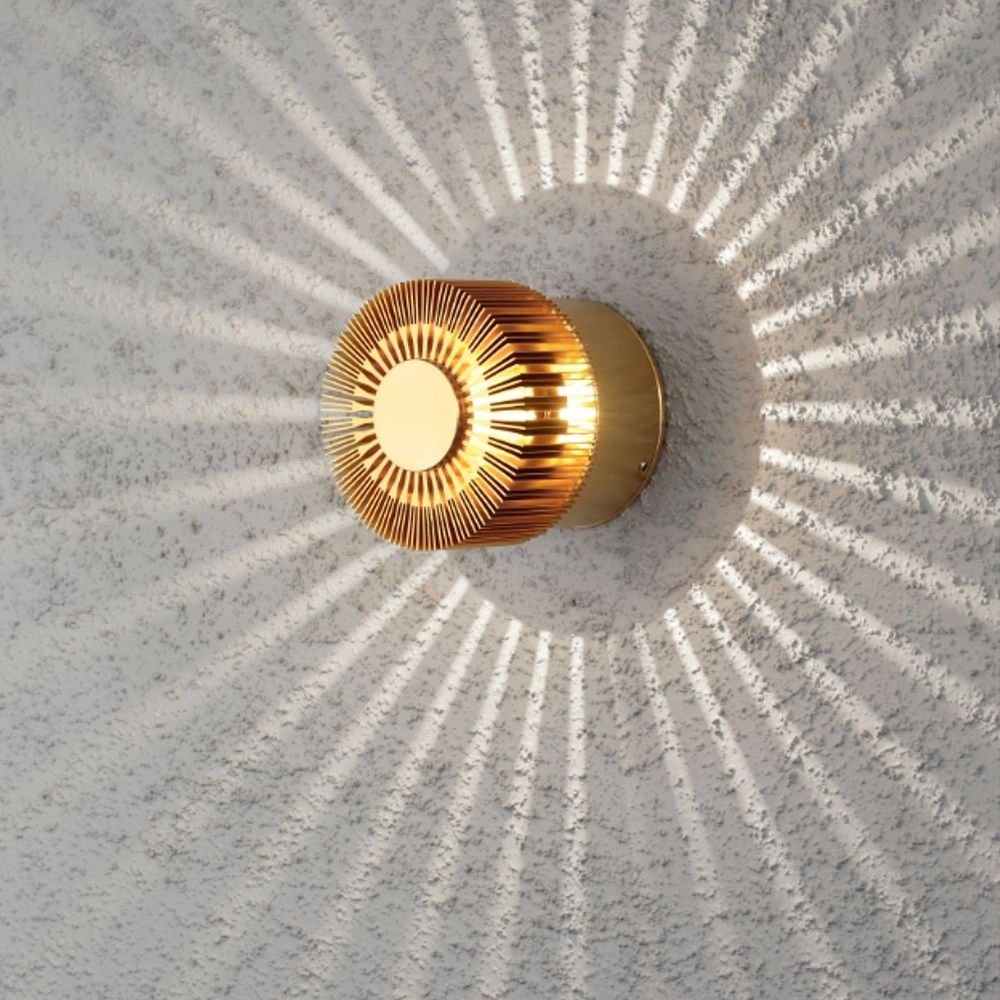Design wall spot Monza with LED brass KonstSmide 7318307900804