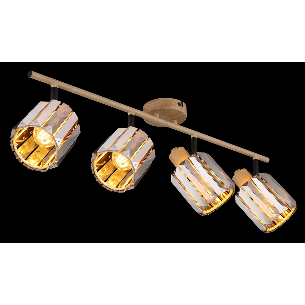 Ceiling lamp Run 4-light Globo 9007371507986