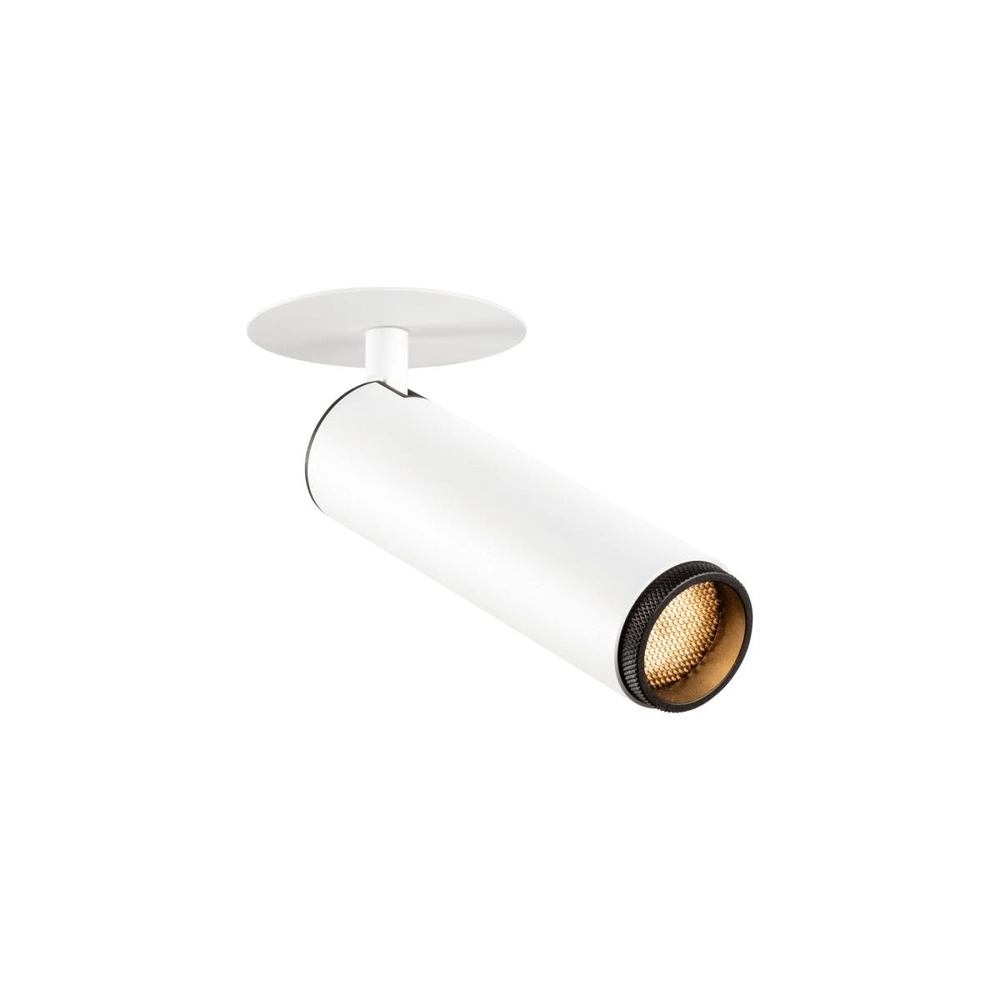Recessed spotlight Grip! M white with black 2700K