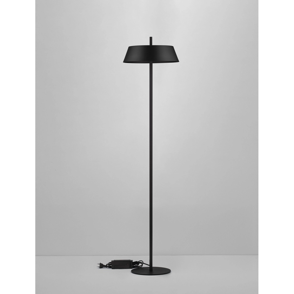 Sleek floor lamp Velio Black design Lyora 5212017489029
