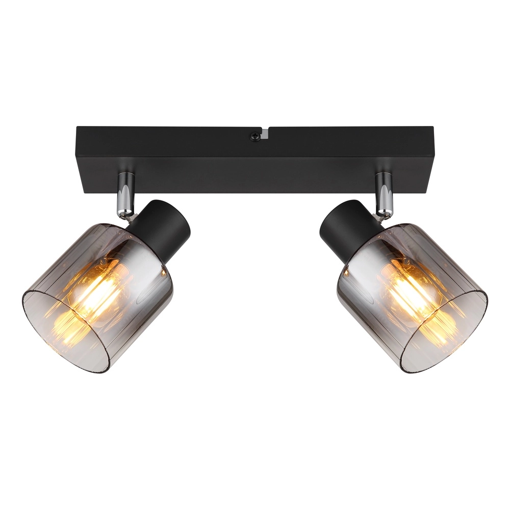 Ceiling lamp Jack 2-light black Globo 9007371516834