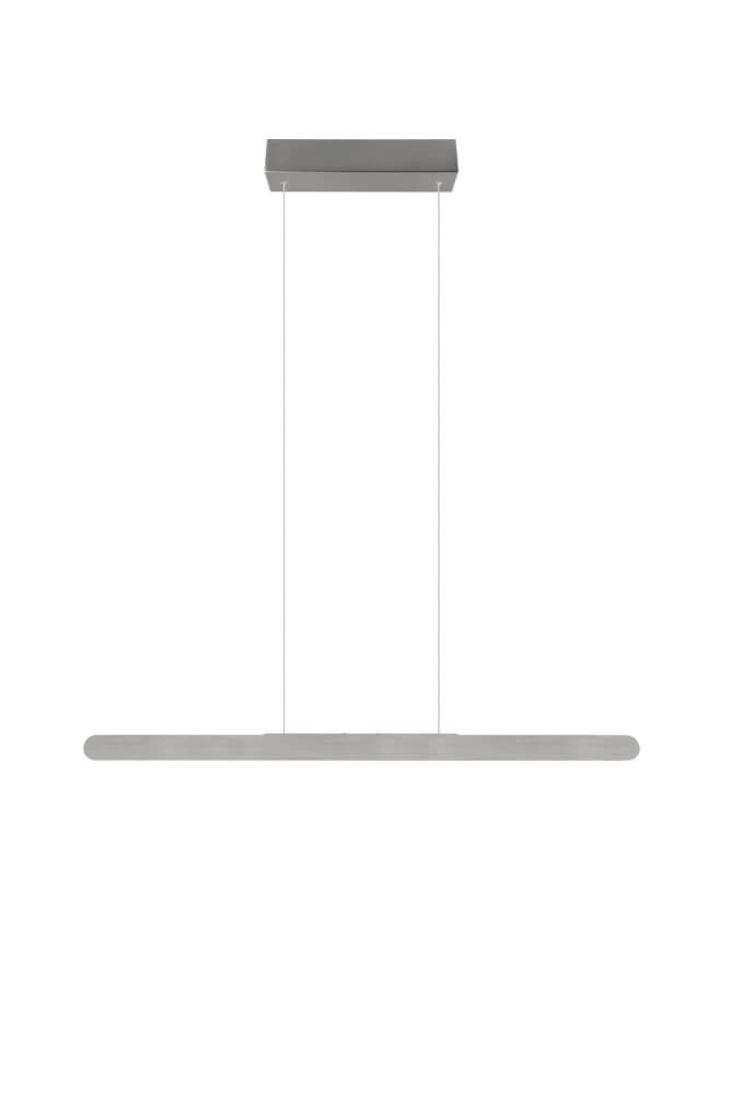 Unique pendant lamp Helios brushed metal Trio 4017807597929