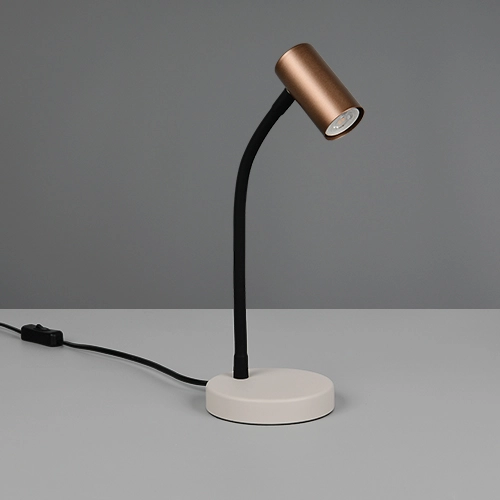 Table lamp Taryn Design mocha brown Trio 4017807685732