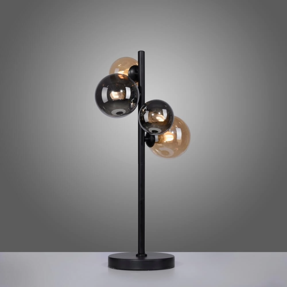 Black table lamp Popsicle design Paul Neuhaus 4012248375525