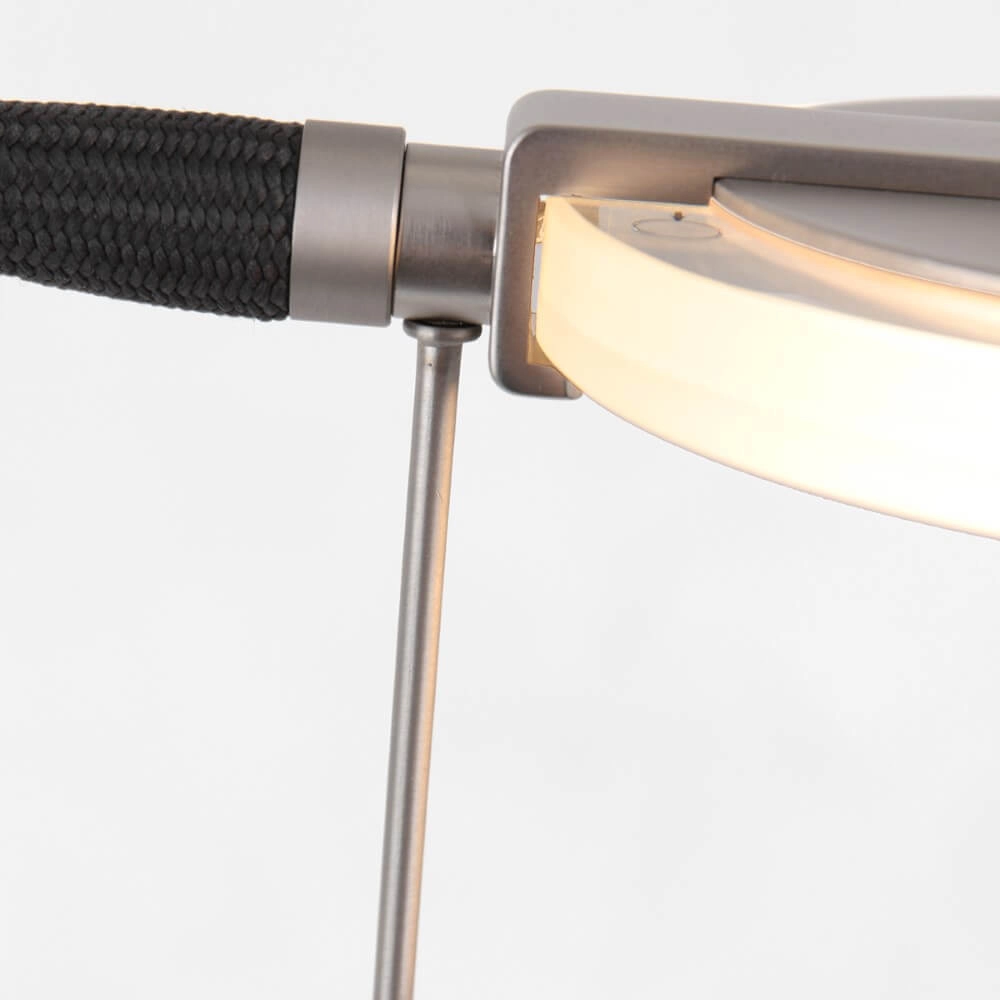LED reading lamp 2-light Turound 40w - 2200-4000K - 187cm stainless steel clear glass Steinhauer 8712746134797