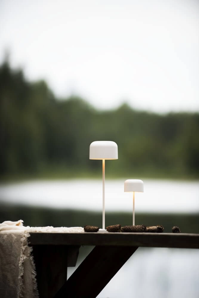 White table lamp Lille Rechargeable KonstSmide 7318307834253