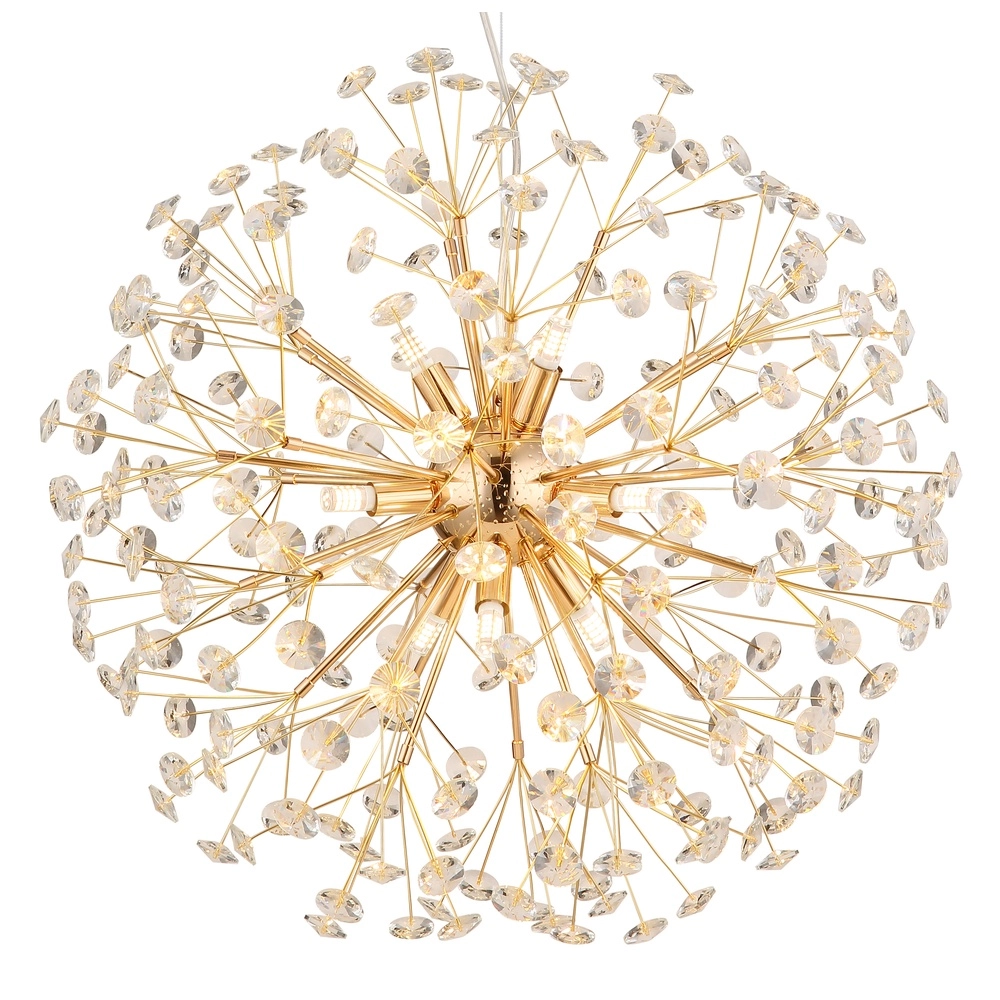 Pendant lamp Katrina gold Ø 60cm Globo 9007371481309