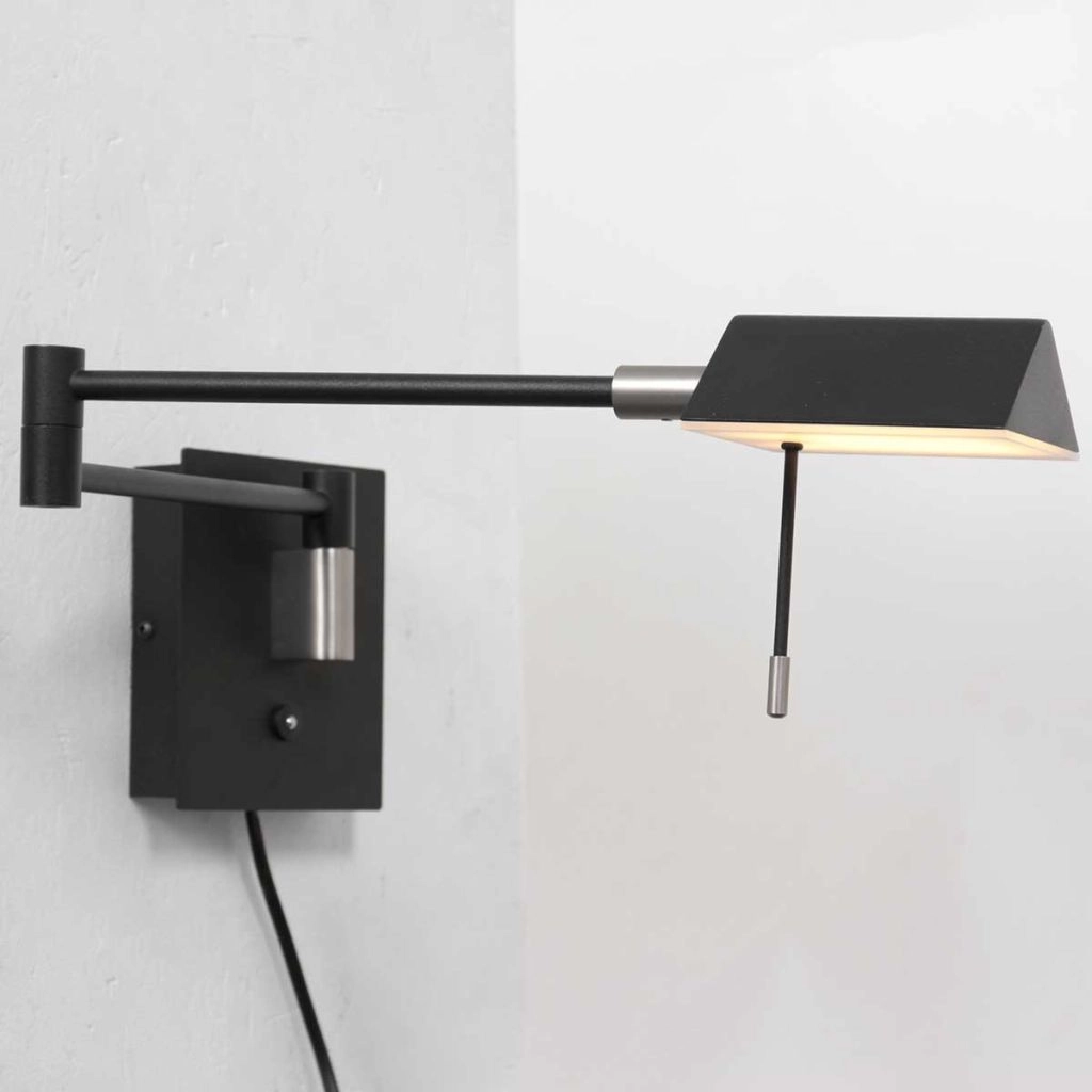 Wall reading lamp Retina Black Steinhauer 8712746165104
