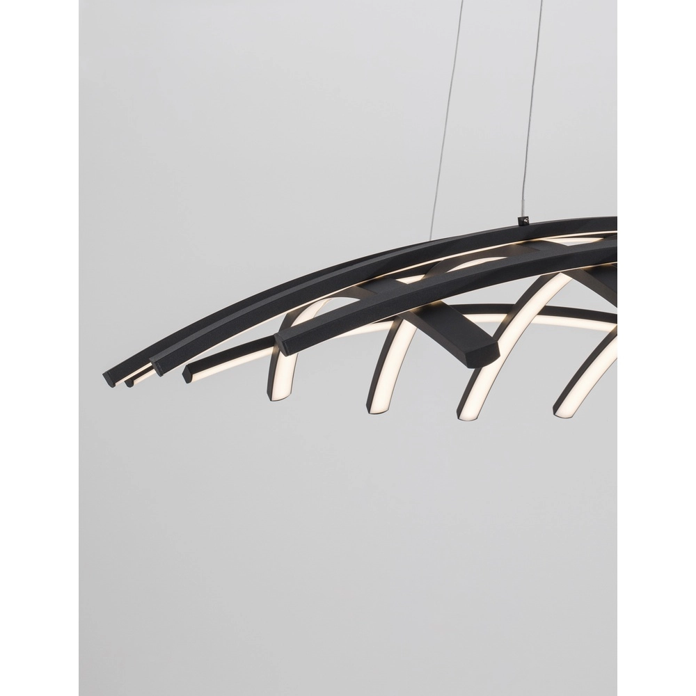 Pendant lamp Narvi black Lyora 5212017429209