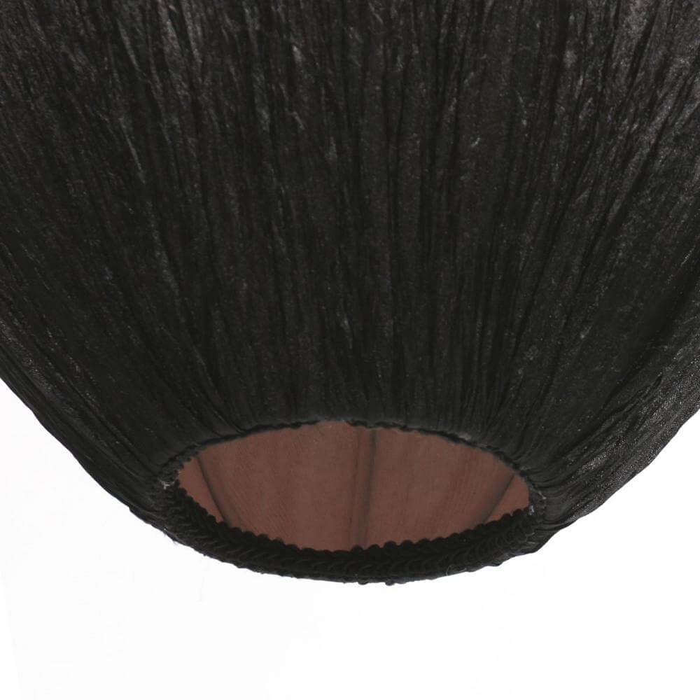 Pendant lamp HaloSwap with black fabric shade Ø 25cm Steinhauer 8712746179781