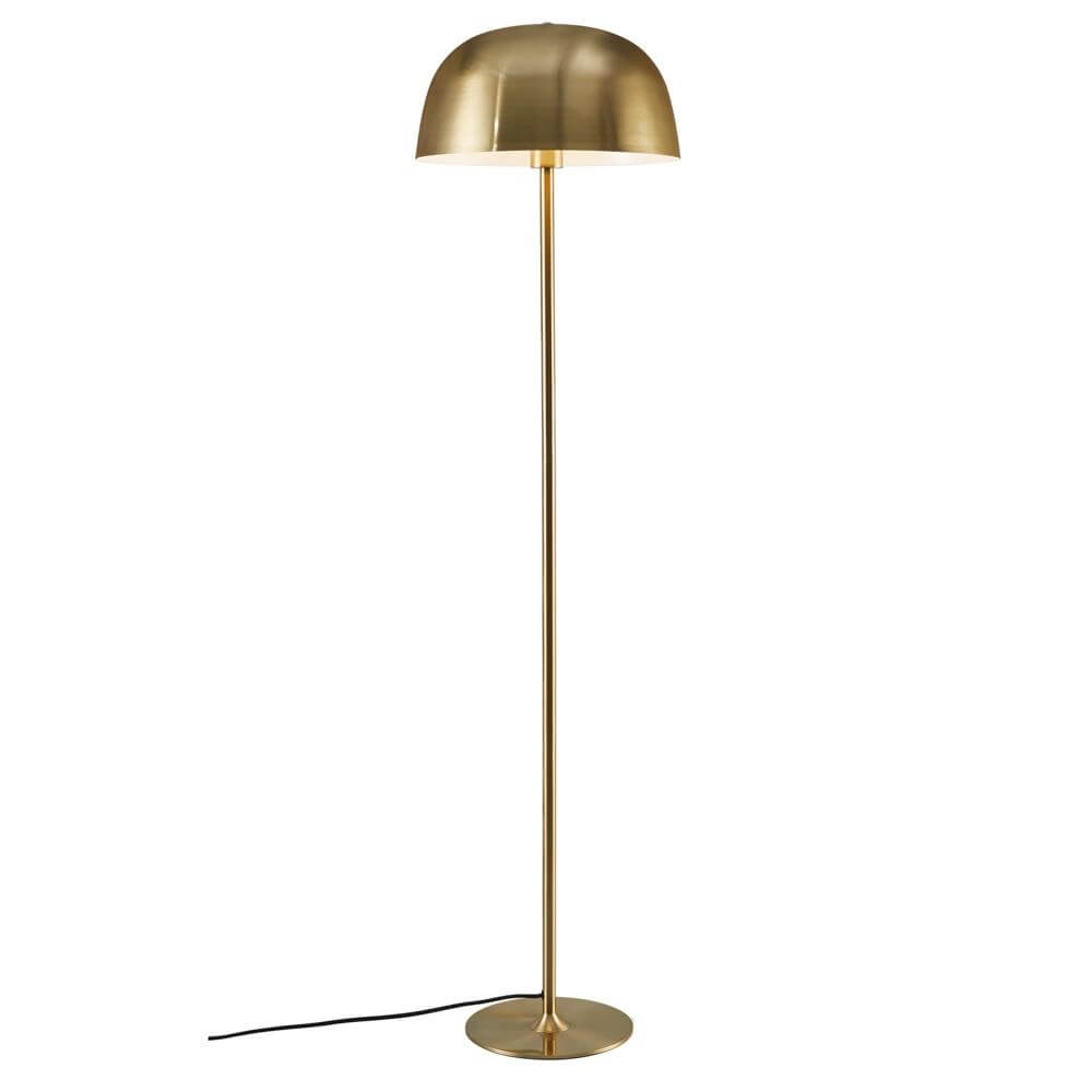 Sleek floor lamp Cera brass Ø 36cm