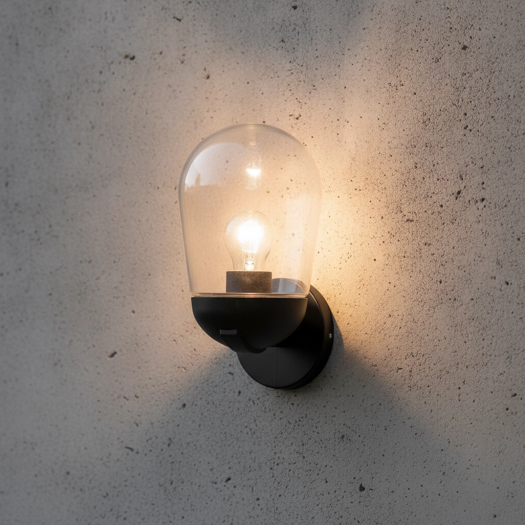 Unique wall lamp Omika grey