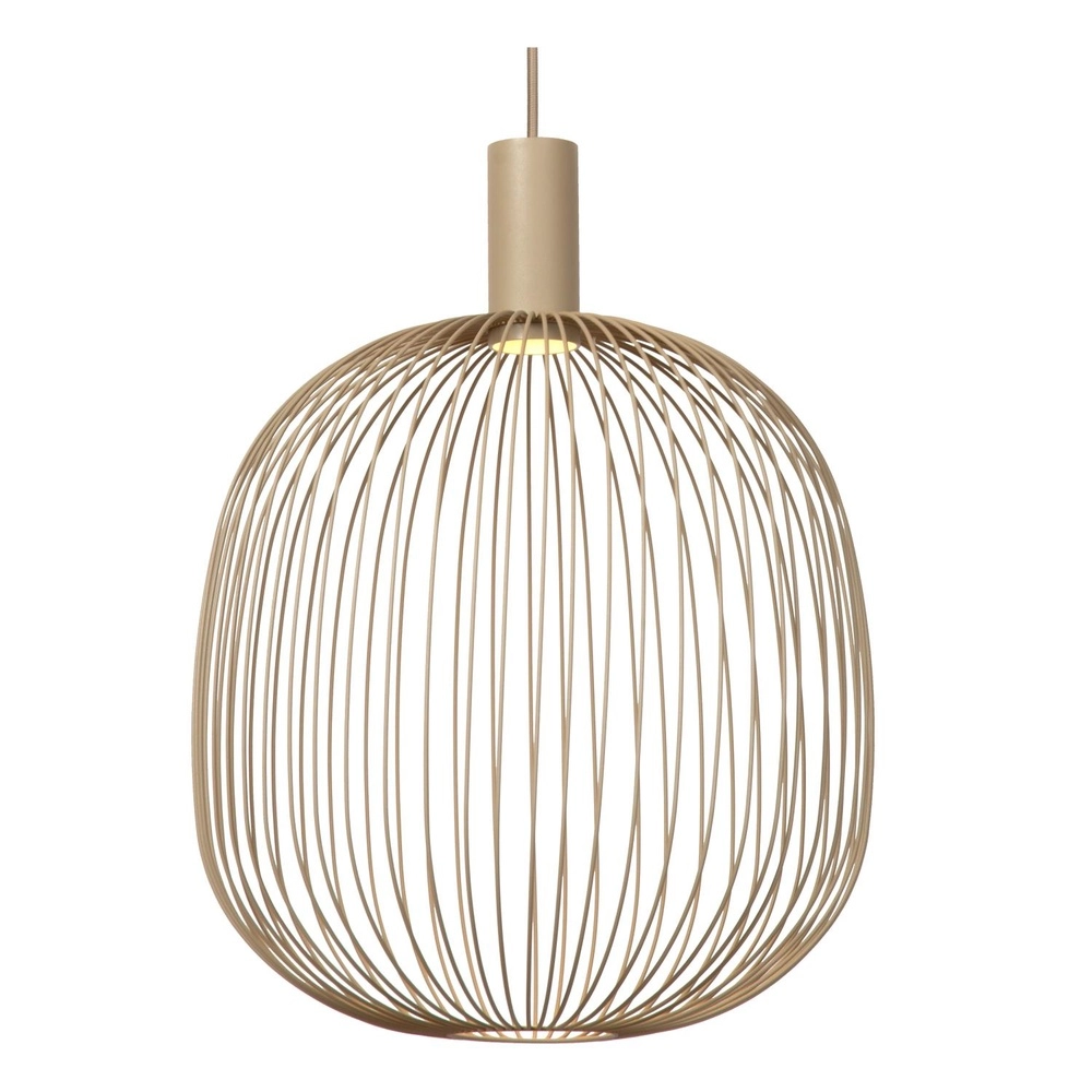 Pendant lamp Ø 40cm Esterel sand brown mini GU10 Lucide 5411212212320