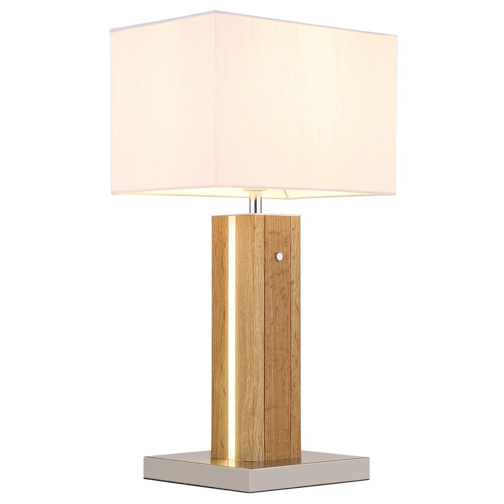 Wooden table lamp Forest with hood Globo 9007371592333