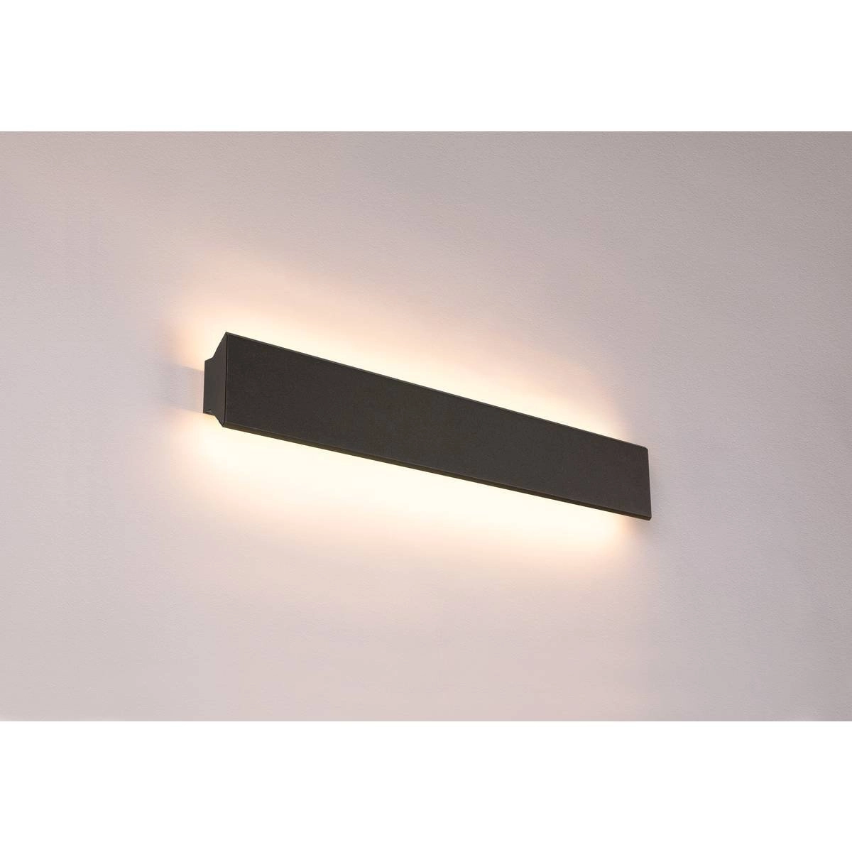Elongated wall lamp Direto 60cm black SLV 4024163248907